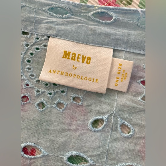 Maeve by Anthropologie - Blue eyelet Spring/Summer jacket - OSFM - Picture 4 of 8